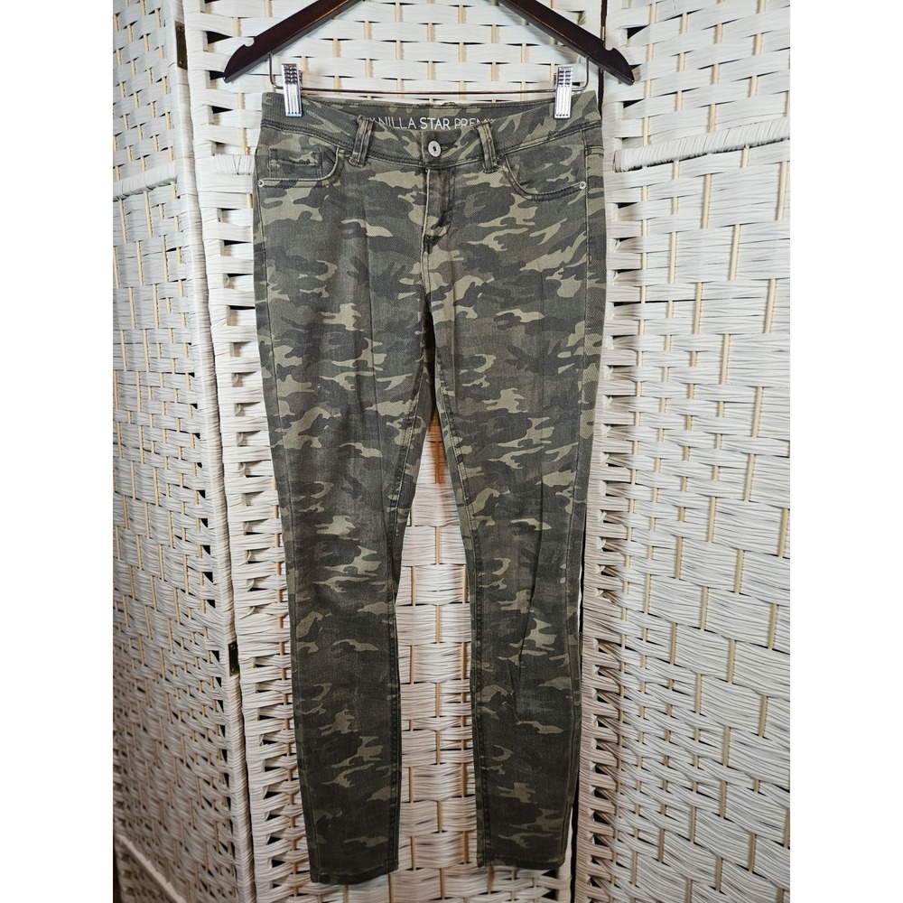 Vanilla Star Premium Womens Camoflage Size 3 Jeans Casual Army